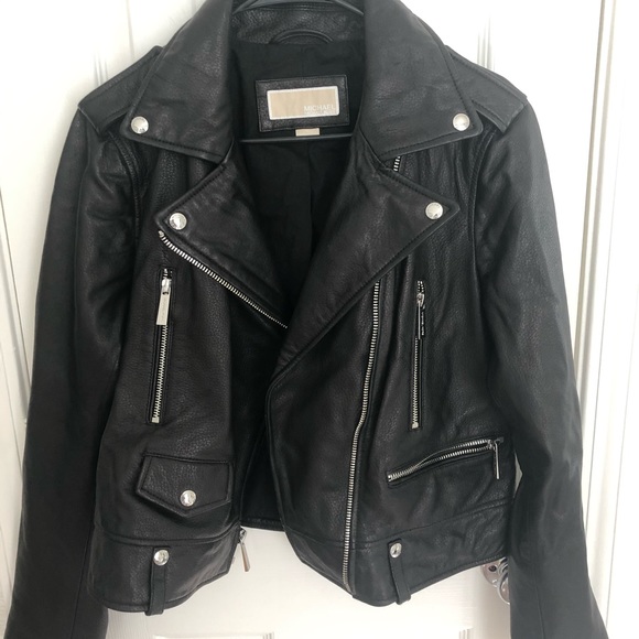 Michael Kors leather jacket - Picture 1 of 5